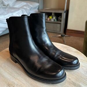 Stuart Weitzman black 5050 ankle bootie